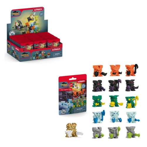 SCHLEICH Eldrador Action Figures 1 personaggio in busta (10×13 cm) In espo da 47 PZ…x47…x141